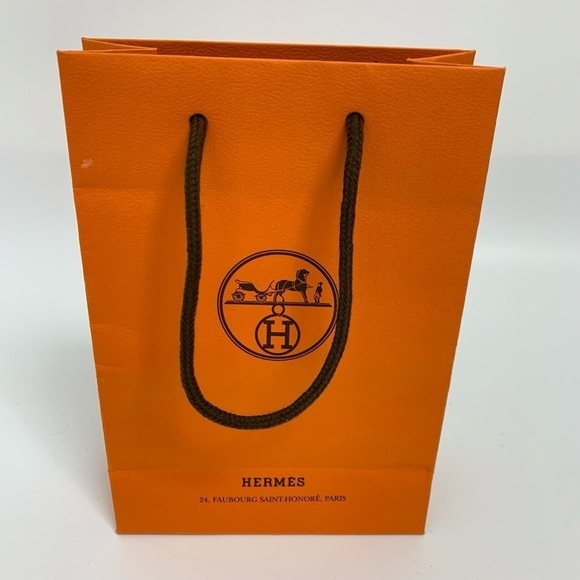 Hermes Italy made small empty shopping gift bag - Picture 8 of 8